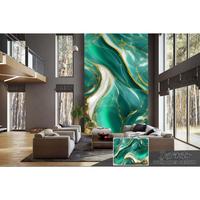 Gambar Wallpaper Custom Tema Marmer Hijau 3D - sticker lantai dari Wallpaper Distributor Custom undefined 1 Tokopedia