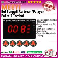 Gambar Bell Panggil Pelayan Restaurant Calling System 1 Display 5 Call Button dari EtalaseBelanja Store undefined 1 Tokopedia