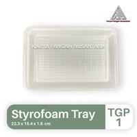 Gambar STYROFOAM TRAY TGP 1 STEROFOAM TRAY TGP-1 FOAM TRAY GABUS BUAH 250 PCS dari Karya Pangan Nusantara undefined 2 Tokopedia