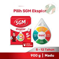 Gambar Paket 1 - SGM EKSPLOR 5+ Iron C Susu Pertumbuhan - Madu - 1 x 900 g dari Online Susu undefined 1 Tokopedia