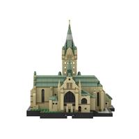 Gambar Diskon MOC Germany Church Paderborn Cathedral Building Blocks Set Arch dari Toys Class undefined 4 Tokopedia