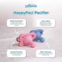 Gambar EMPENG DR BROWNS HAPPY PACIFIER NEW SILICONE ISI 1 PCS / isi 2 pcs - isi 1pink dari ferdioke undefined 1 Tokopedia