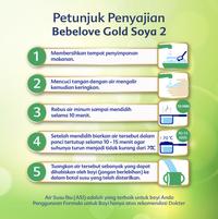 Gambar BEBELOVE GOLD SOYA 2 SUSU ANAK UMUR 6 - 12 BULAN 360gr TAHAP 2 dari Cari Pampers undefined 4 Tokopedia