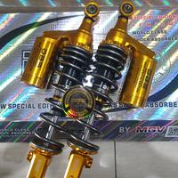 Gambar shock shockbreaker NMAX DBS 711 original by MGV tinggi 340 350mm - Red black, 345mm dari DBSonlineshop undefined 3 Tokopedia