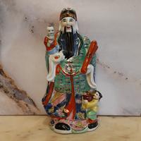 Gambar Patung Keramik Dewa Fu Xing - Fu Lu Shou Sanxing dari Pusat Barang Antik Official undefined 1 Tokopedia