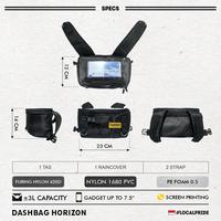 Gambar Tas Holder HP Motor Stand Tempat  Smartphone Dashbag Selempang HORIZON dari funcoverstuff undefined 4 Tokopedia