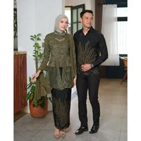Gambar Batik Couple Kebaya Modern Kebaya Wisuda Lamaran Baju Tunangan - Set Kebaya Saja, M dari Murai Collection undefined 5 Tokopedia