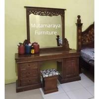 Gambar Meja Rias Kayu Majapahit MR - Putih dari sparkling furniture undefined 1 Tokopedia