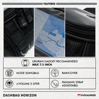Gambar Tas Holder HP Motor Stand Tempat  Smartphone Dashbag Selempang HORIZON dari funcoverstuff undefined 3 Tokopedia