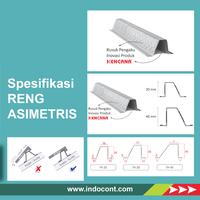 Gambar Kencana Reng Rangka Atap Baja ringan Zinium Emerald (AZ100) - Reng TH25, 0.40 dari Indocont undefined 2 Tokopedia