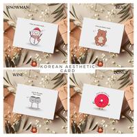 Gambar Kartu ucapan lucu korean design terbaru gift card greeting card part 2 - kartu + amplop dari littleox.id undefined 2 Tokopedia