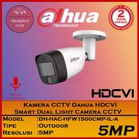 Gambar Camera Cctv Dahua Indoor-Outdoor Smart Dual ILLuminators Audio 5MP - Out 1500CMP-ILA dari sinarjaya cctv undefined 1 Tokopedia
