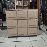Gambar lemari kotak susun 3 / 9 kotak ukuran 97 x 97 x 40 cm dari PJE BALI RETAIL undefined 2 Tokopedia