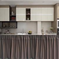Gambar TERBARU! Gorden Kain Kolong Dapur Varian Tinggi Motif Polos Premium - Abu Muda, L100xT80Cm dari Aurora's Store ID undefined 3 Tokopedia
