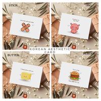 Gambar Kartu ucapan lucu korean design terbaru gift card greeting card part 2 - kartu + amplop dari littleox.id undefined 3 Tokopedia