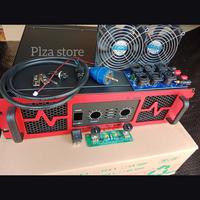 Gambar Bok power amplifier tipe N9000 merah  lengkap aksesoris ukuran 3U Box - Bok+Aksesoris dari Plza store undefined 1 Tokopedia