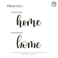Gambar Pajangan Walldecor Hiasan Dekorasi Dinding Tulisan Home Sweet Home - home sweet 2, tipis dari Kuro projects undefined 4 Tokopedia