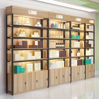 Gambar 1 Set Rak Display Toko Minimalis Modern Pakai LED - Hitam, 80x40x220 dari DCI FURNITURE undefined 2 Tokopedia