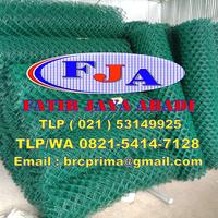 Gambar Kawat harmonika PVC 2,7mm spasi kotak 5,0cm x 5,0cm dari anaklakiatuatunya undefined 2 Tokopedia