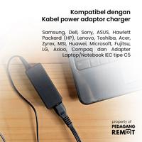 Gambar PR Kabel Power Adaptor Universal / Charger Laptop C5 3 Lubang 1,5m dari Pedagang Remote_NEW undefined 3 Tokopedia