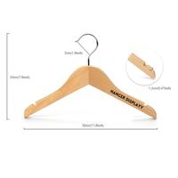 Gambar Hanger Kayu Anak (Wood) Warna Natural (1 Lusin) / Gantungan Baju Murah dari displayhanger undefined 4 Tokopedia