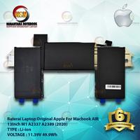 Gambar Baterai Original APPLE Macbook AIR 13" M1 A2337 A2389 (2020) 49.9Wh dari Nusantara Part Laptop undefined 1 Tokopedia