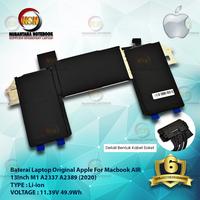 Gambar Baterai Original APPLE Macbook AIR 13" M1 A2337 A2389 (2020) 49.9Wh dari Nusantara Part Laptop undefined 2 Tokopedia