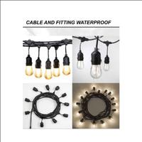 Gambar Kabel fitting lampu kafe gantung outdoor high quality - 10m-10fit BAGUS dari Energy Lighting undefined 2 Tokopedia