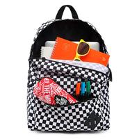 Gambar VANS BACKPACK / (TAS RANSEL) ALL VARIAN/CHECKERBOARD/BLACK LOGO/BLACK - Black Chk dari Hustle Mates undefined 3 Tokopedia
