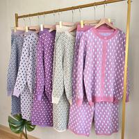 Gambar one set knit premium import bkk| Knit Premium | Setelan Knit Rajut wan - Ungu dari Riniranimode. undefined 1 Tokopedia