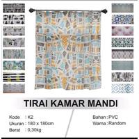 Gambar Tirai Kamar Mandi /Shower Curtain dari Mberkah undefined 1 Tokopedia