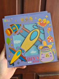 Gambar diy art - diamond painting with frame - aeroplane rocket dari MOM AND BAB - FELICIA BABYSHOP undefined 3 Tokopedia