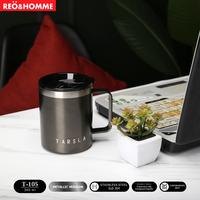 Gambar Reo&Homme Gelas Kopi Teh Stainless 360ML Coffee Cup Mug Office TS-105 - Black dari Reo & Homme Living undefined 3 Tokopedia