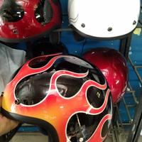 Gambar Helm Bogo motif Api custom dari RZA.CUSTOM undefined 3 Tokopedia