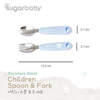 Gambar Sugarbaby Children Feeding Set 4in1 - Set alat makan anak - Grey dari Ibabytopia Cikarang undefined 3 Tokopedia