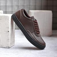 Gambar Sepatu Pria Sneakers Casual ARM Rover Original Kulit Hitam - Coklat, 43 dari Shaka Footwear_NEW undefined 4 Tokopedia