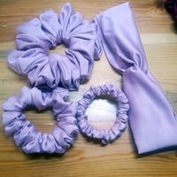 Gambar Ikat rambut scrunchie dan bandana paket cantik dari Ana Pernik - Putih dari Ana Pernik undefined 3 Tokopedia