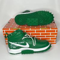 Gambar Nike Air Force 1 Mid x Off White "Pine Green/White" Original BNIB - 38 dari Jakarta Planet Sneakers undefined 3 Tokopedia