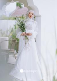 Gambar Gaun Michellia | Gaun Pengantin Muslimah - XS, 130 dari Diyah Ubudiyah undefined 4 Tokopedia
