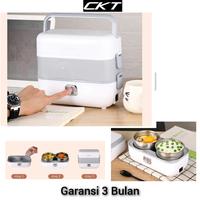 Gambar elektrik lunch box stainless makanan kotak bekal Rantang susun 2 - 1Susun dari Casing Kunci undefined 1 Tokopedia
