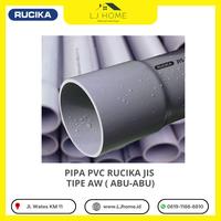 Gambar PIPA PVC RUCIKA  JIS TIPE AW ( ABU-ABU ) - 12 dari Toko Besi Lancar Jaya_NEW undefined 1 Tokopedia