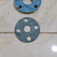 Gambar Gasket tombo biru tebal 3mm ukuran 12" - JIS 10K dari katup jaya berdikari valve undefined 1 Tokopedia