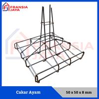 Gambar Cakar Ayam Besi Jadi Tiang Tengah 50x50x8mm | 50 x 50 x 8 mm PMP dari TB. Fransia Jaya undefined 1 Tokopedia