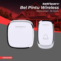 Gambar Bell Bel Pintu Pagar Rumah Wireless Waterproof 1 Receiver A101 dari oya online_NEW undefined 1 Tokopedia