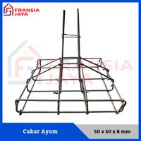 Gambar Cakar Ayam Besi Jadi Tiang Tengah 50x50x8mm | 50 x 50 x 8 mm PMP dari TB. Fransia Jaya undefined 3 Tokopedia