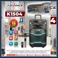 Gambar Speaker Advance K1504 Bluetooth Karaoke 15 Inch Free 1 mic wireless dari CJMART99 undefined 1 Tokopedia