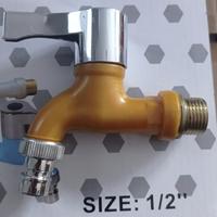 Gambar KRAN AIR 1/2 INCH-KRAN TEMBOK ENGKOL dari hosana elektrik undefined 1 Tokopedia