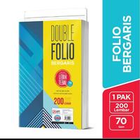 Gambar Kertas Double Folio Bergaris 200 lembar 70 gr Sidu dari NusantaraGrosirAtk undefined 1 Tokopedia