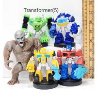 Gambar MAINAN ACTION FIGURE TRANSFORMER HIASAN PAJANGAN KUE TRANSFORMERS 7PCS - isi 5pcs/9-13cm dari KITTY TOYS undefined 2 Tokopedia