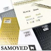 Gambar Stiker Estetik Dekorasi / Ornamen / Huruf / Alfabet / Angka / Nomor / Decorative / Ornament / Letter / Alphabet / Number / Fancy / Aesthetic / Esthetic / Bujo / Journal / Scrapbook Stickers Samoyed STKR-KQ - A, Black dari Stasio undefined 1 Tokopedia